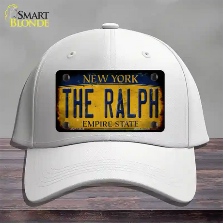 The Ralph New York Rusty Novelty License Plate Hat Tag Cotton / White