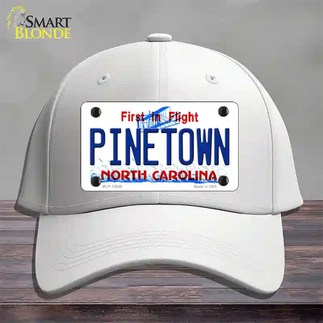 Pinetown North Carolina Novelty License Plate Hat Tag Cotton / White