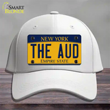 The Aud NY Yellow Novelty License Plate Hat Tag Cotton / White