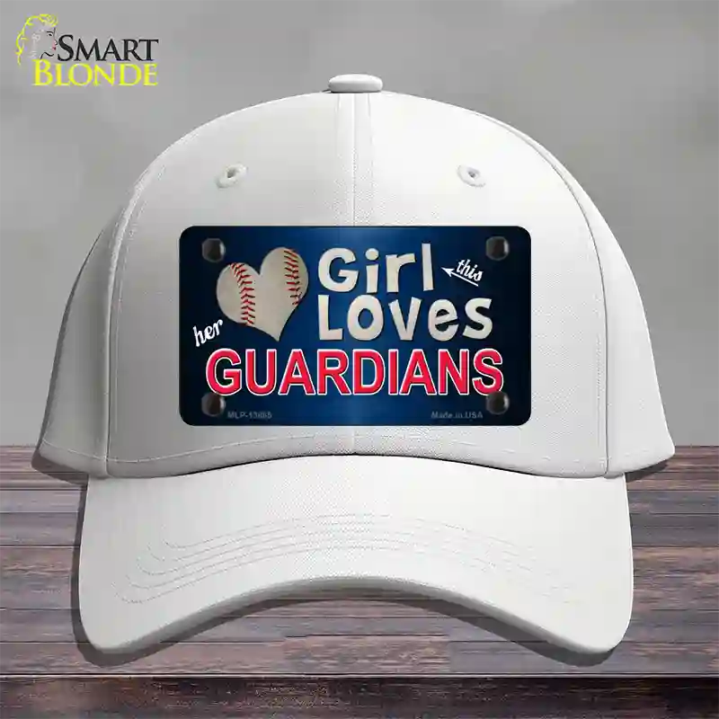 This Girl Loves Guardians Novelty License Plate Hat Tag Cotton / White