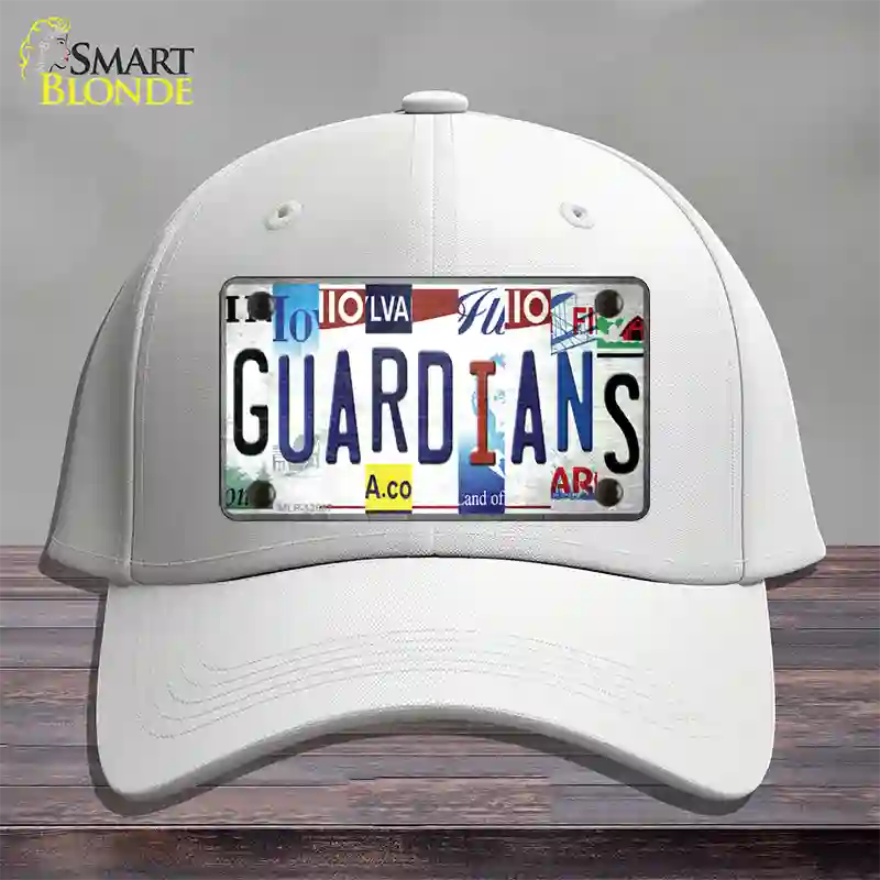 Guardians Strip Art Novelty License Plate Hat Tag Cotton / White