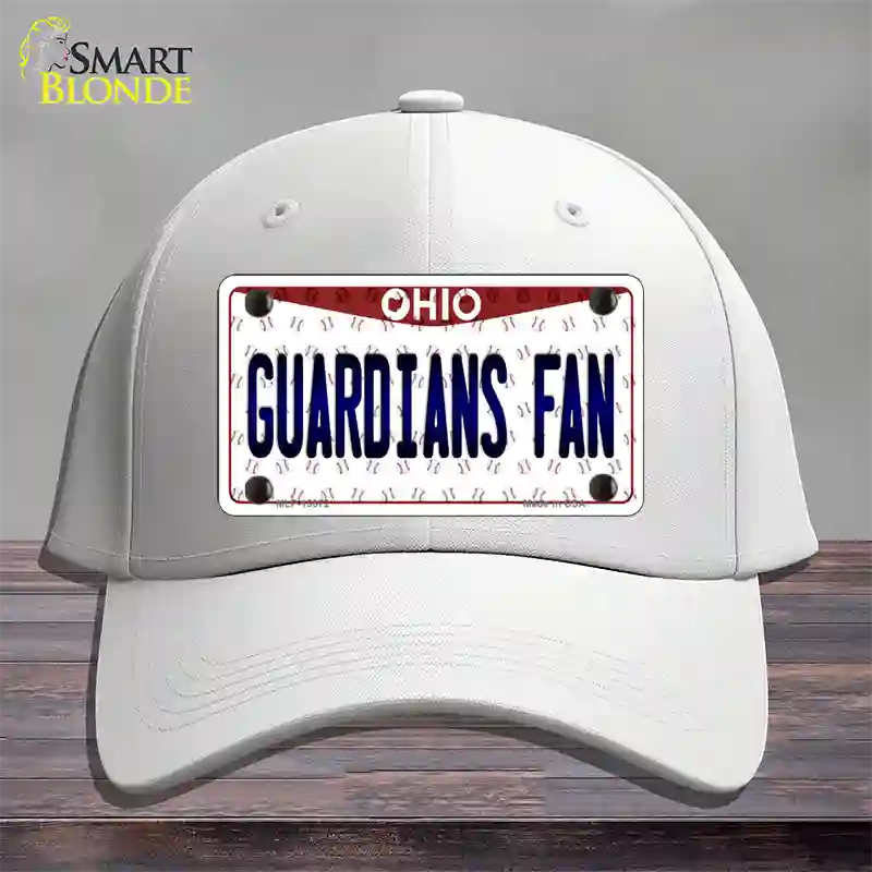 Guardians Fan Ohio Overlay Novelty License Plate Hat Tag Cotton / White