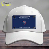 Blank Tennessee Blue Novelty License Plate Hat Tag Cotton / White