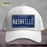 Nashville Tennessee Blue Novelty License Plate Hat Tag Cotton / White