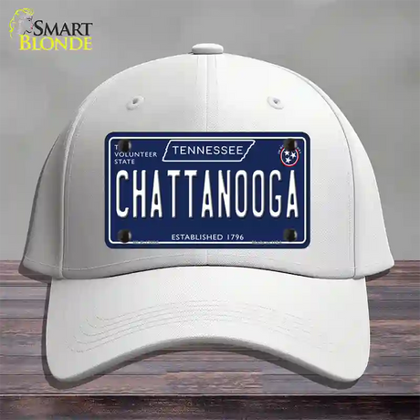 Chattanooga Tennessee Blue Novelty License Plate Hat Tag Cotton / White