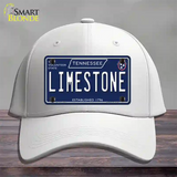 Limestone Tennessee Blue Novelty License Plate Hat Tag Cotton / White