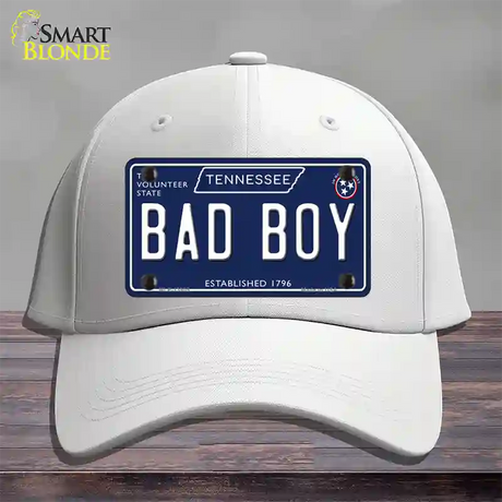 Bad Boy Tennessee Blue Novelty License Plate Hat Tag Cotton / White