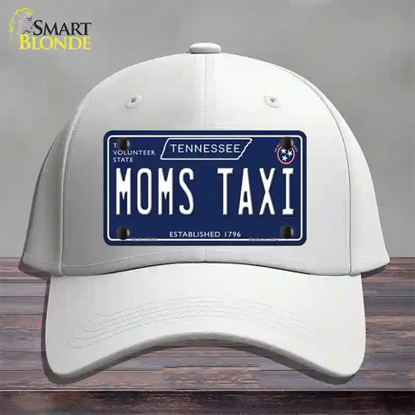 Moms Taxi Tennessee Blue Novelty License Plate Hat Tag Cotton / White