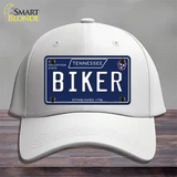 Biker Tennessee Blue Novelty License Plate Hat Tag Cotton / White