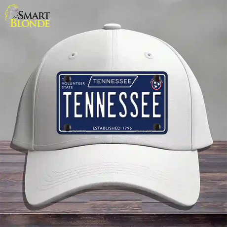 TN Tennessee Blue Novelty License Plate Hat Tag Cotton / White