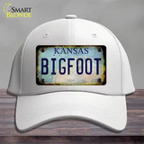 Bigfoot Kansas Novelty License Plate Hat Tag Cotton / White