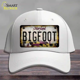 Bigfoot Maryland Novelty License Plate Hat Tag Cotton / White