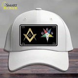 Free Mason OES Novelty License Plate Hat Cotton / White