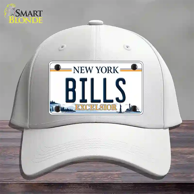 Bills New York Excelsior Novelty License Plate Hat Cotton / White