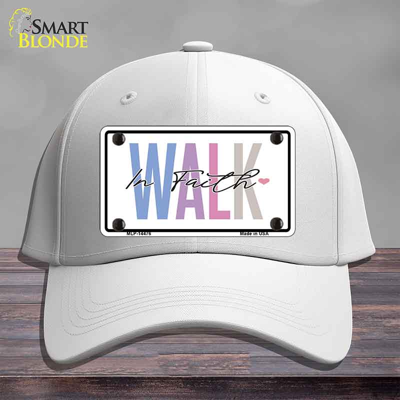 Walk In Faith Novelty License Plate Hat HAT-MLP-14476