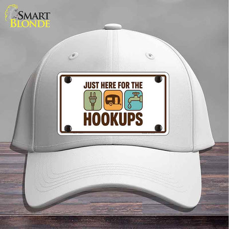 Just Here for the Hookups Novelty License Plate Hat HAT-MLP-14531