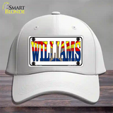 Williams Arizona Flag White Novelty License Plate Hat Cotton / White