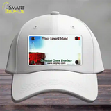 Prince Edward Island Novelty License Plate Hat Cotton / White