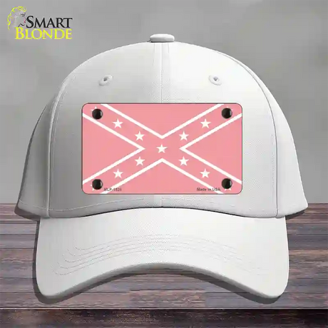 Pink Rebel Novelty License Plate Hat Cotton / White