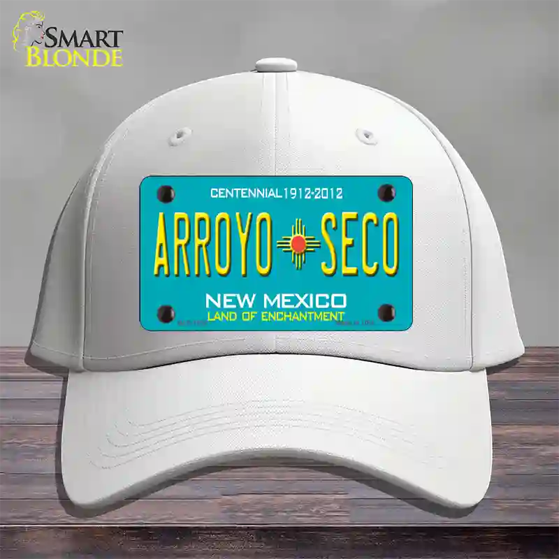 Arroyo Seco New Mexico Novelty License Plate Hat Cotton / White