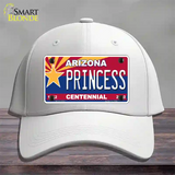 Arizona Centennial Princess Novelty License Plate Hat Cotton / White