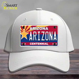 Arizona Centennial Arizona Novelty License Plate Hat Cotton / White