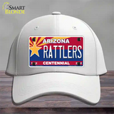 Arizona Centennial Rattlers Novelty License Plate Hat Cotton / White