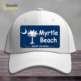 Myrtle Beach Novelty License Plate Hat Cotton / White