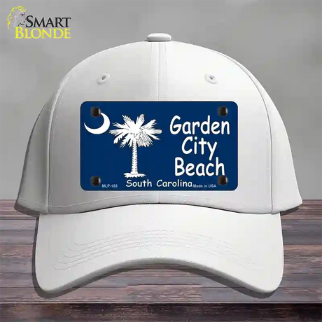 Garden City Beach South Carolina Novelty License Plate Hat Cotton / White