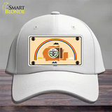 Navajo Flag Novelty License Plate Hat Cotton / White