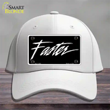 Faster Novelty License Plate Hat Cotton / White