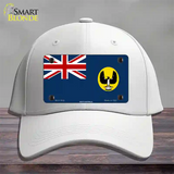 South Australia Flag Novelty License Plate Hat Cotton / White