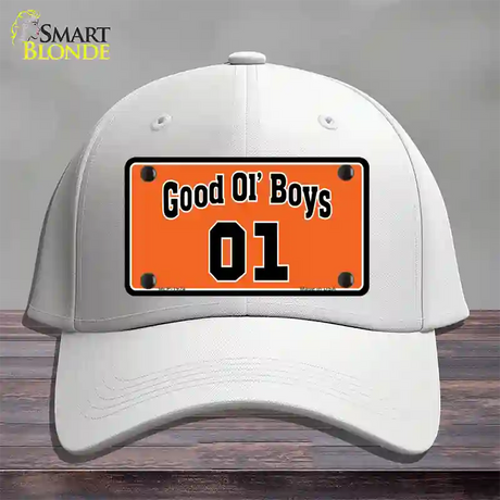 Good Ol Boys Novelty License Plate Hat Cotton / White