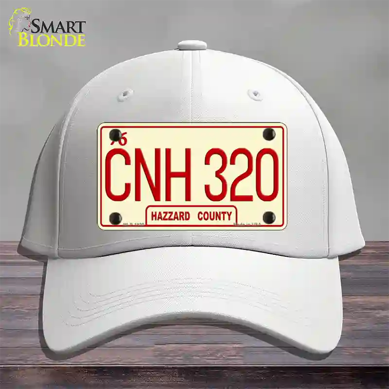 CNH 320 Novelty License Plate Hat Cotton / White