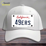 49ERS California State Novelty License Plate Hat Cotton / White