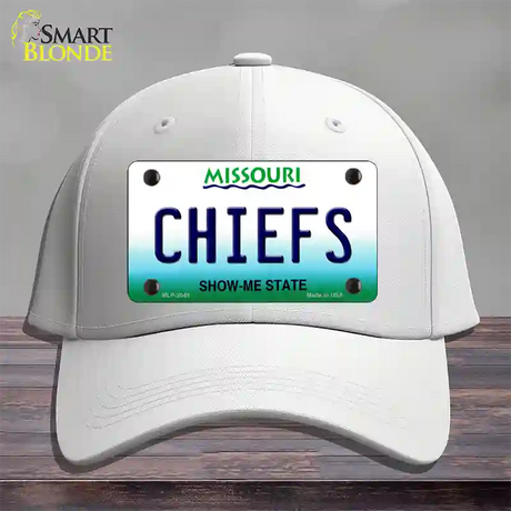 Chiefs Missouri State Novelty License Plate Hat Cotton / White