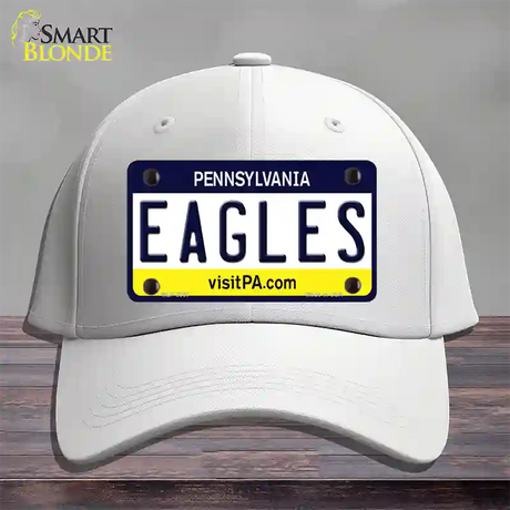 Eagles Pennsylvania State NoveltyNovelty License Plate Hat Cotton / White