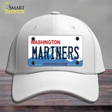 Mariners Washington State Novelty License Plate Hat Cotton / White