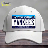 Yankees New York State Novelty License Plate Hat Cotton / White