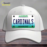 Cardinals Missouri State Novelty License Plate Hat Cotton / White