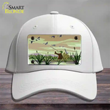 Duck Hunting Camouflage Novelty License Plate Hat Cotton / White