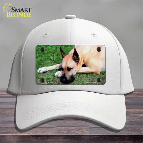 Great Dane Dog Novelty License Plate Hat Cotton / White