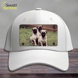 Pug Dog Novelty License Plate Hat Cotton / White