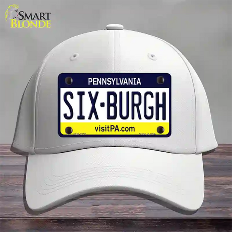 Sixburgh Pennsylvania Steelers Novelty License Plate Hat Cotton / White