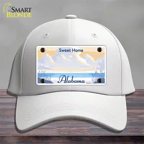 Alabama State Blank Novelty License Plate Hat Cotton / White / Sweet Home Alabama (2215):https | Clean | Yes