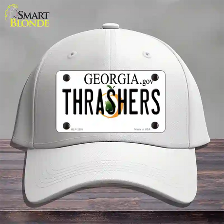 Thrashers Georgia State Novelty License Plate Hat Cotton / White