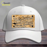 We The People Novelty License Plate Hat Cotton / White