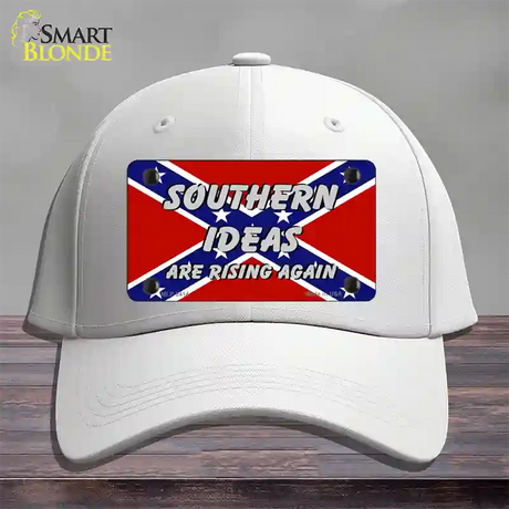 Southern Ideas Risin Again Novelty License Plate Hat Cotton / White