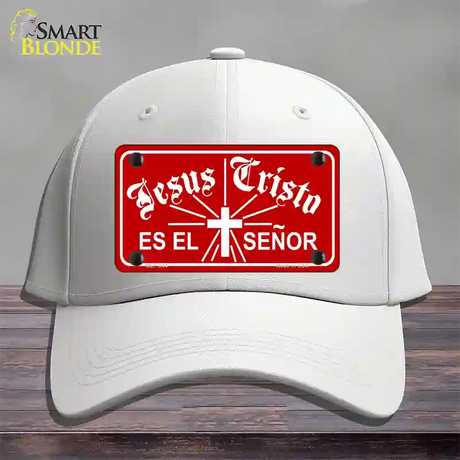 Jesus Cristo Novelty License Plate Hat Cotton / White