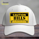 Caution Bills Novelty License Plate Hat Cotton / White